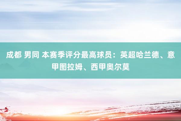 成都 男同 本赛季评分最高球员：英超哈兰德、意甲图拉姆、西甲奥尔莫
