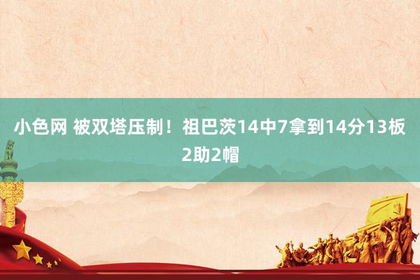 小色网 被双塔压制！祖巴茨14中7拿到14分13板2助2帽